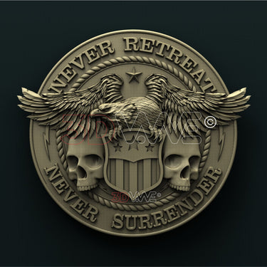 NEVER RETREAT 3D STL 3DWave